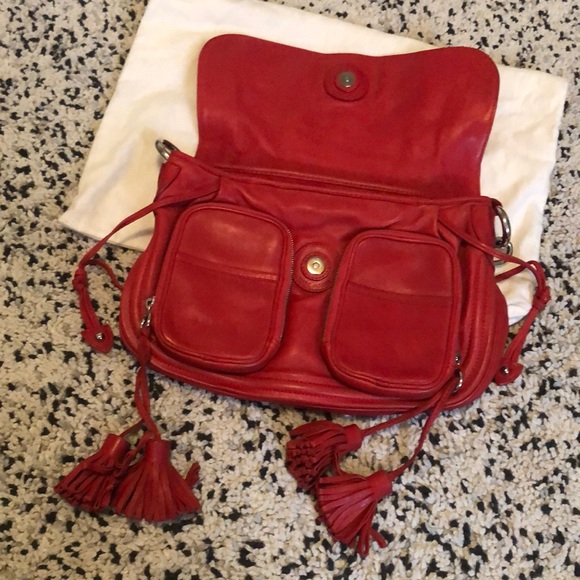 Marc Jacob Red Leather Bag - Picture 8 of 8